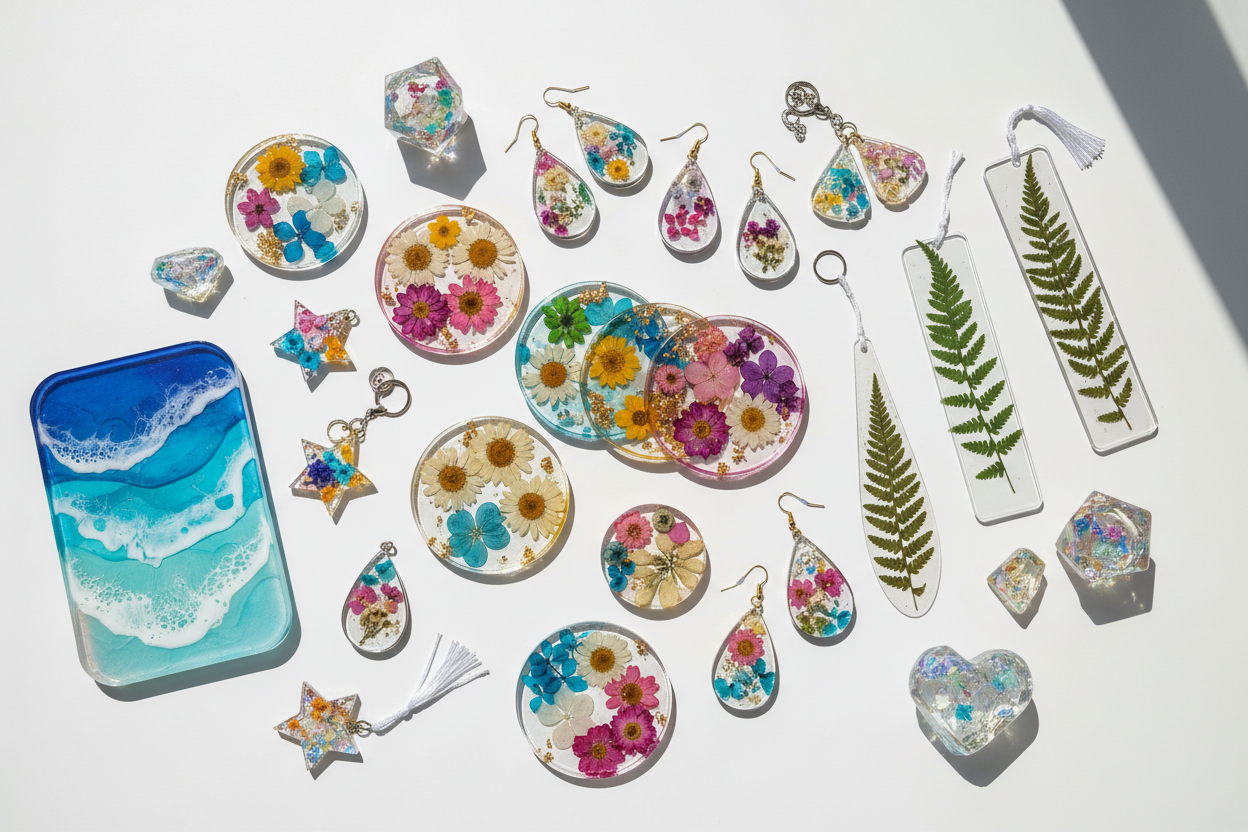 Joyas y Artesanías con Resina